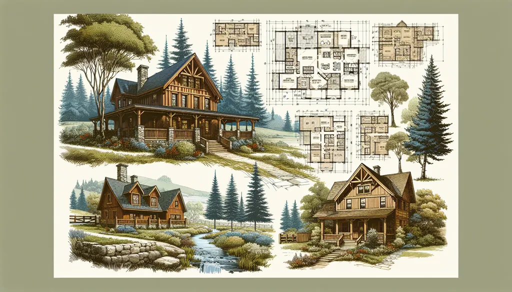 planos de casas rusticas de campo