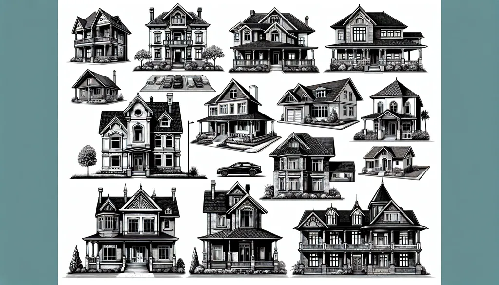 planos de casas blanco y negro