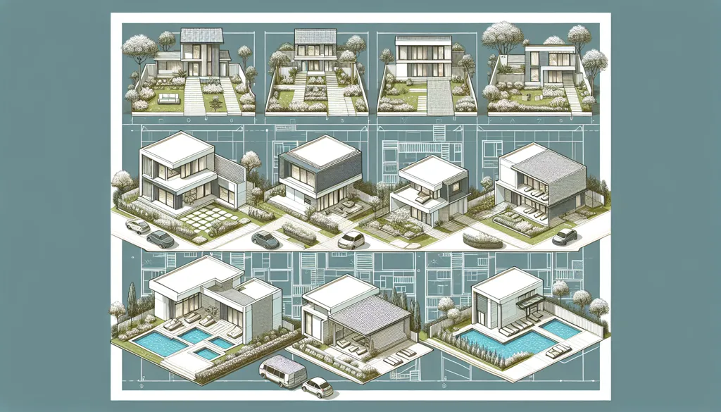 planos de casas rectangulares con 3 dormitorios