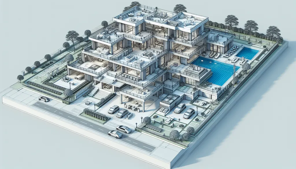 planos de casas grandes en 3d