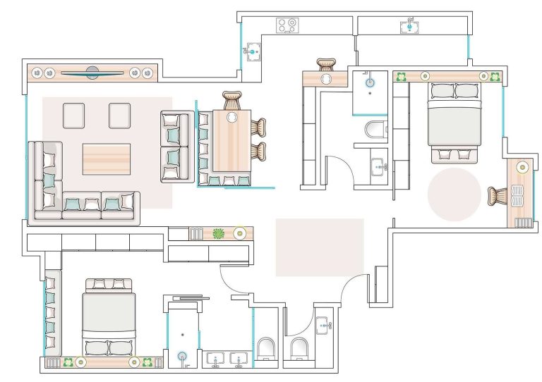 Planos de casas 120 m2 una planta: encuentra el diseño perfecto